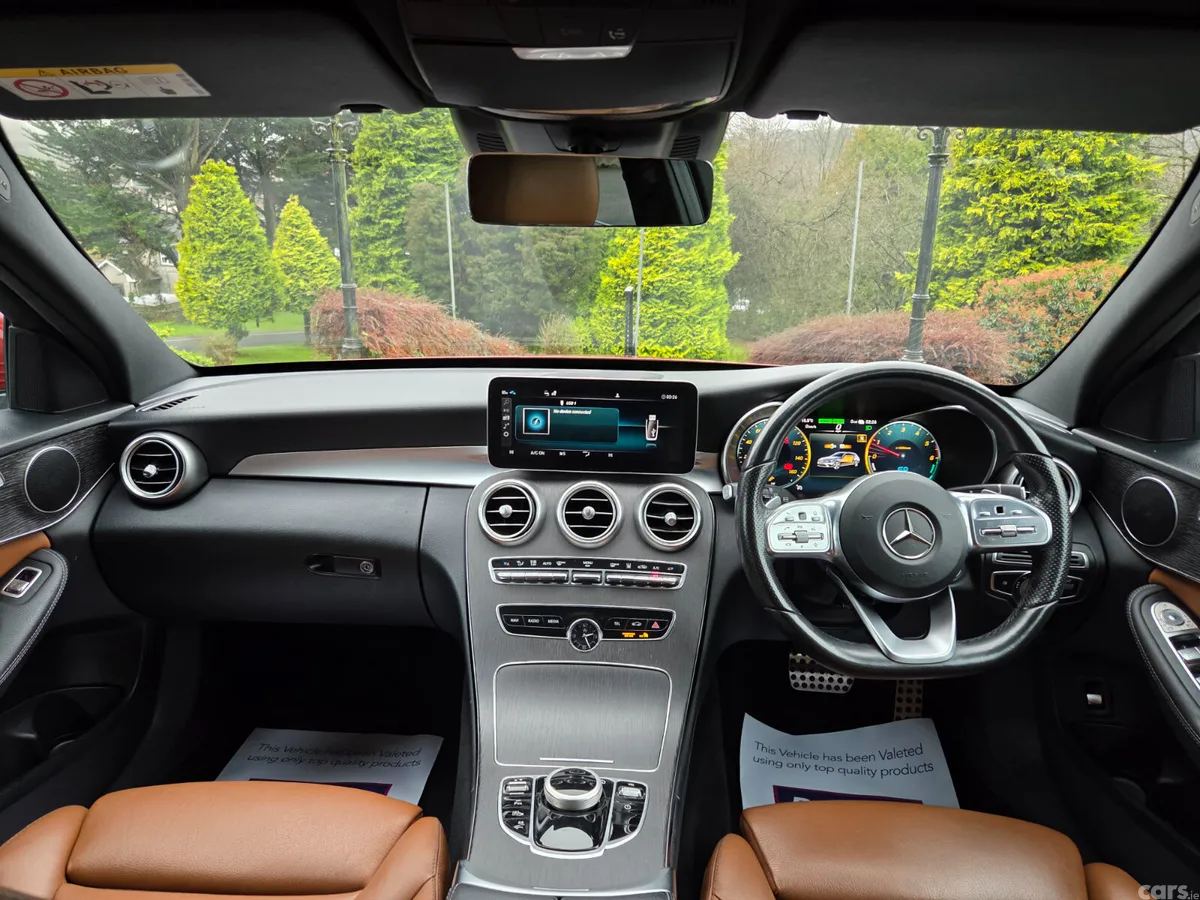 Mercedes-Benz C-Class Estate, Diesel Plug-in Hybrid, 2020, Red