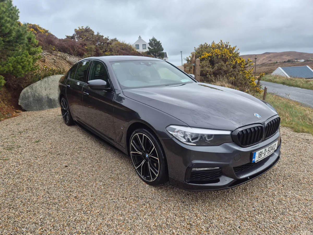 BMW 5-Series Saloon, Petrol Plug-in Hybrid, 2018, Grey