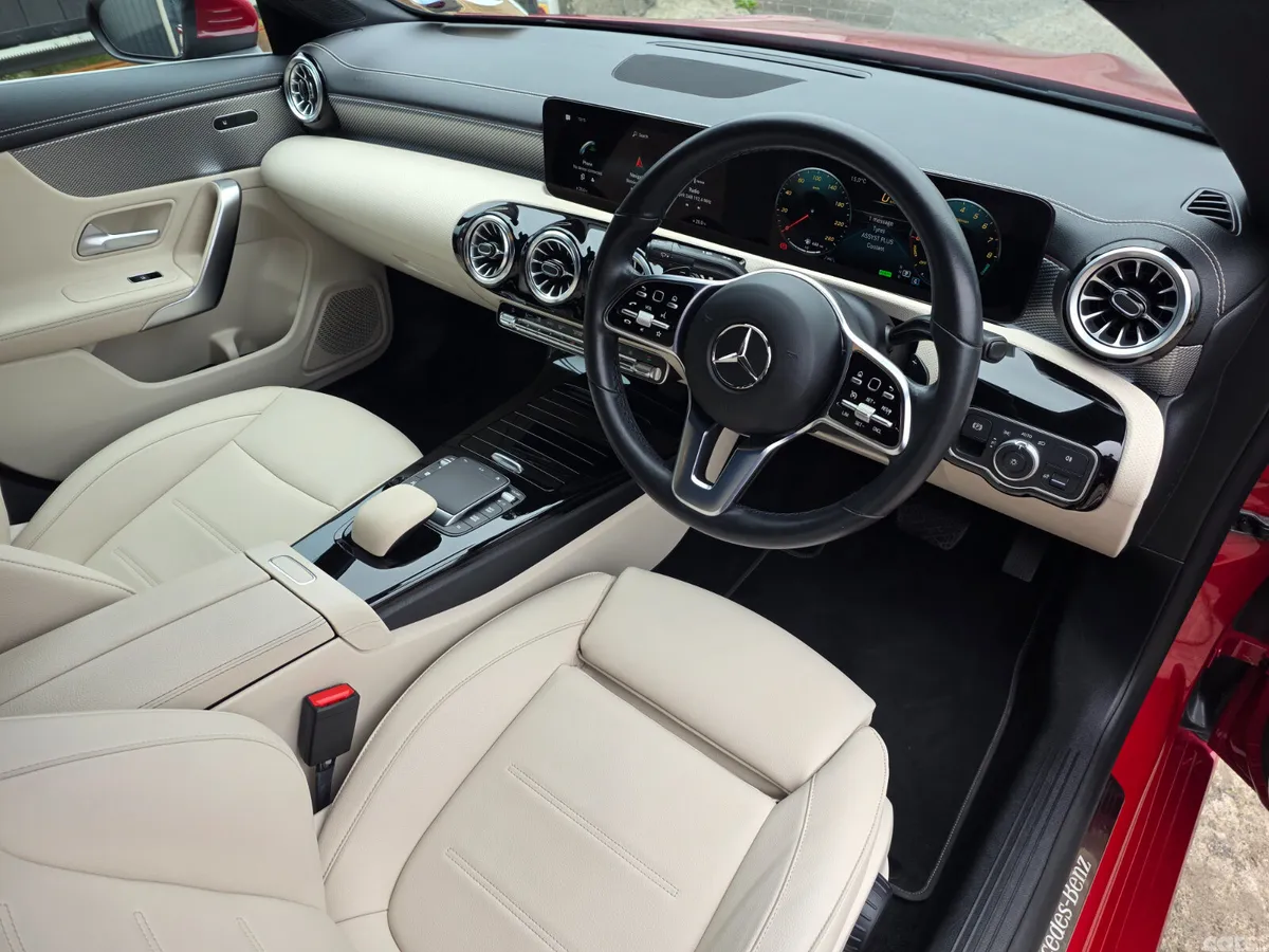 Mercedes-Benz CLA Saloon, Petrol Plug-in Hybrid, 2023, Red