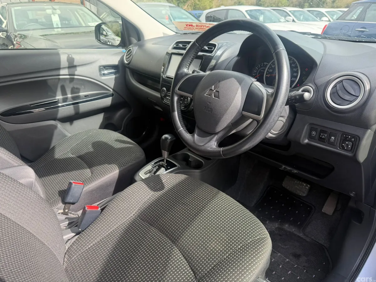 Mitsubishi Mirage Hatchback, Petrol, 2015, Silver