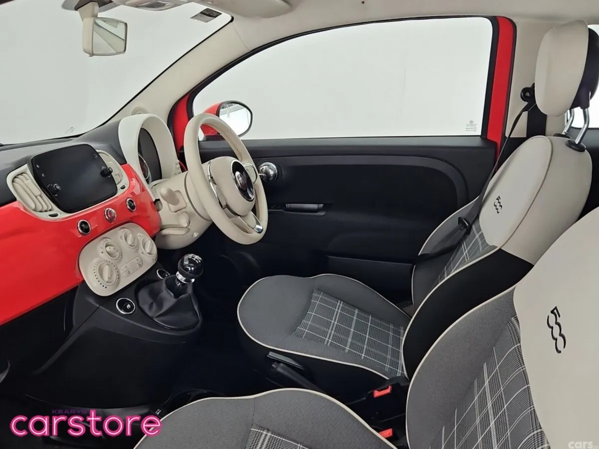 Fiat 500 Hatchback, Petrol, 2020, Red