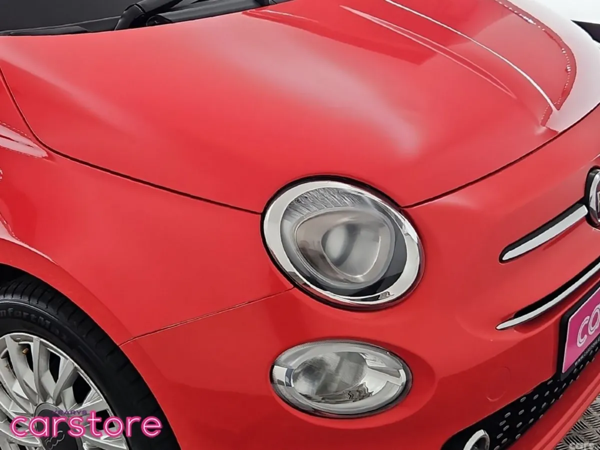 Fiat 500 Hatchback, Petrol, 2020, Red