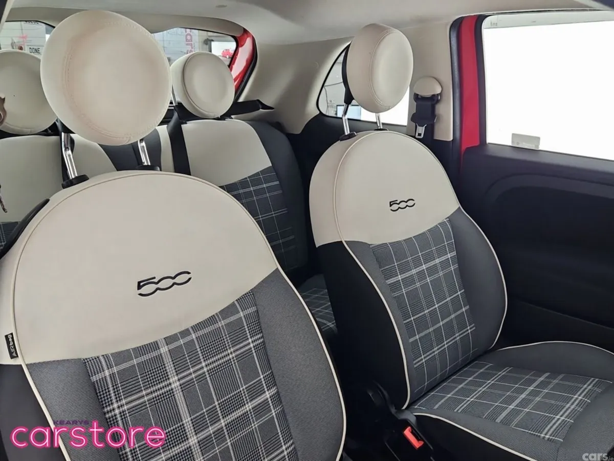 Fiat 500 Hatchback, Petrol, 2020, Red