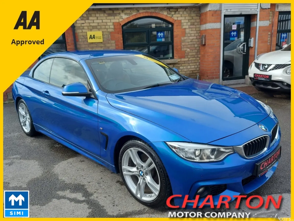 BMW 4-Series Convertible, Diesel, 2016, Blue