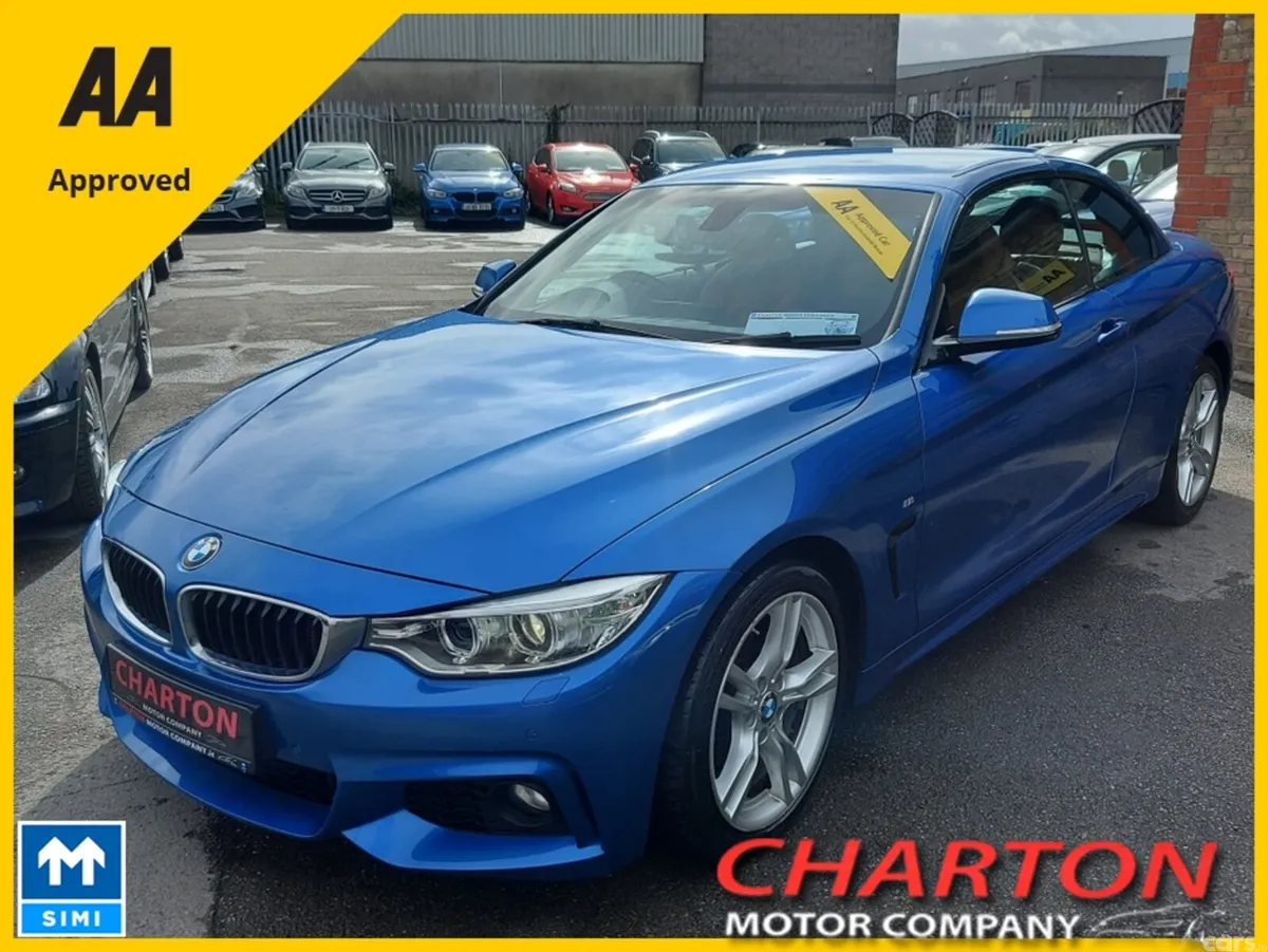 BMW 4-Series Convertible, Diesel, 2016, Blue