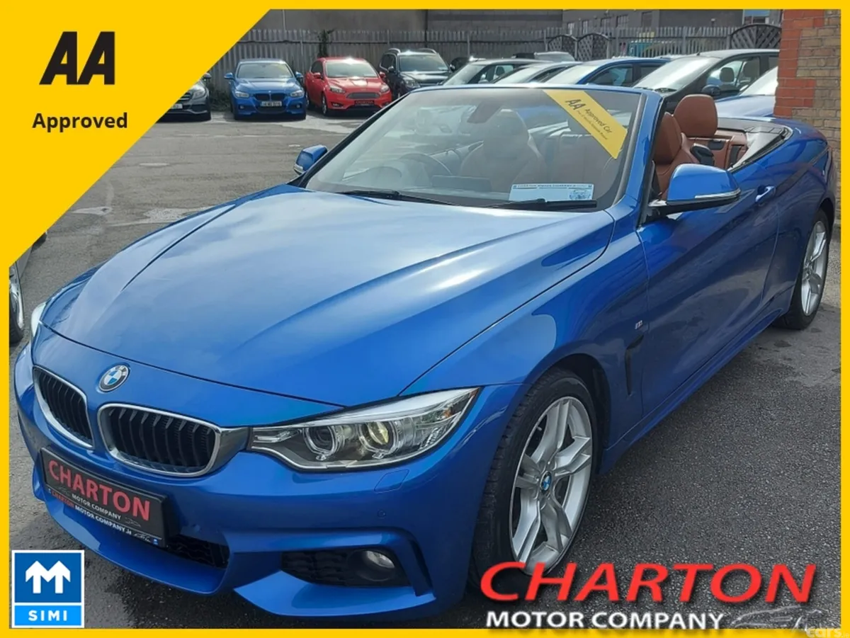 BMW 4-Series Convertible, Diesel, 2016, Blue