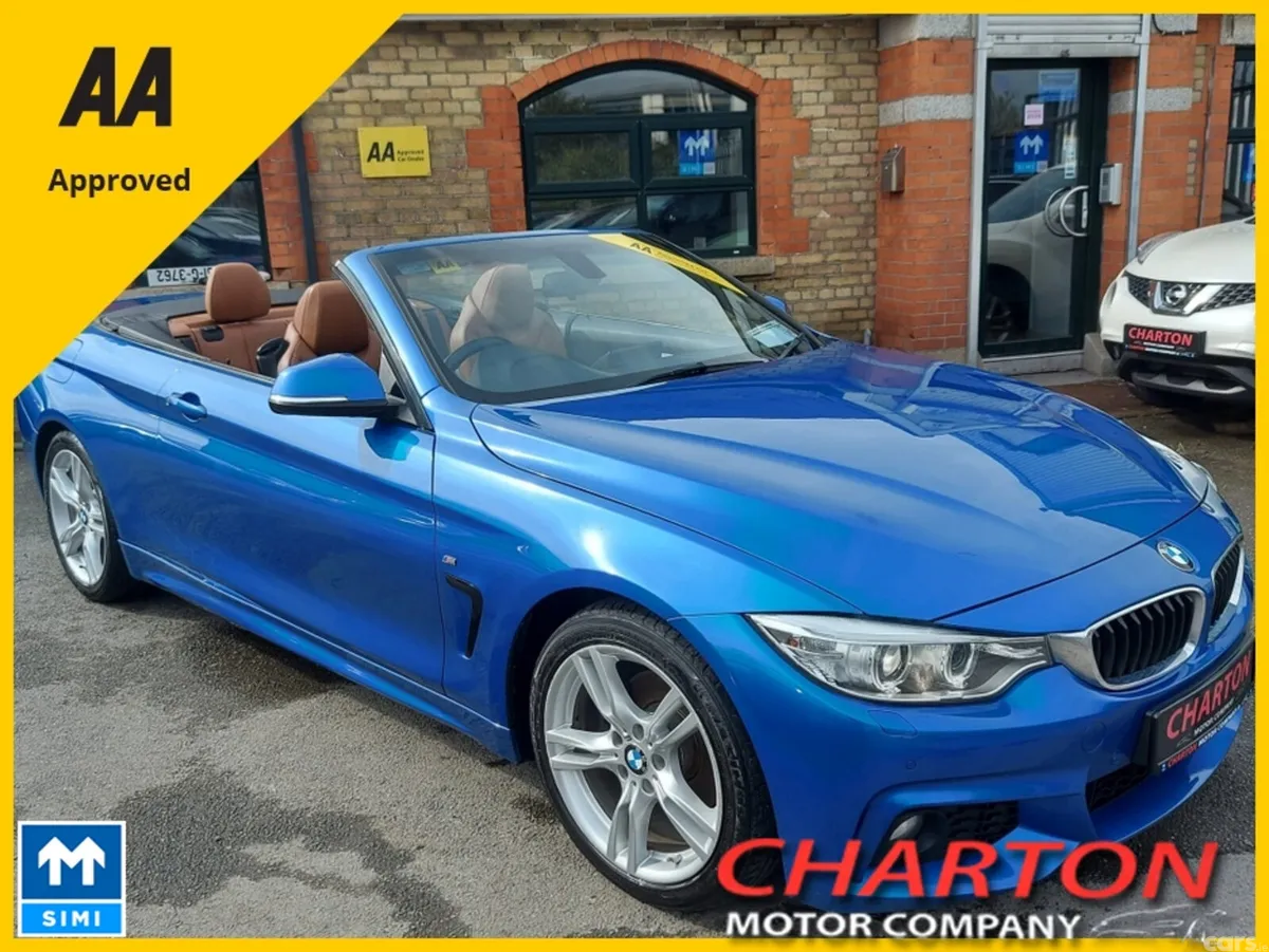 BMW 4-Series Convertible, Diesel, 2016, Blue