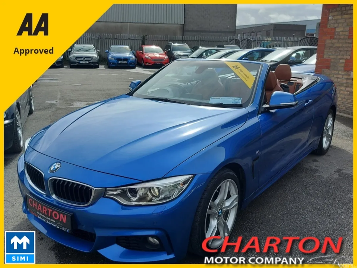 BMW 4-Series Convertible, Diesel, 2016, Blue