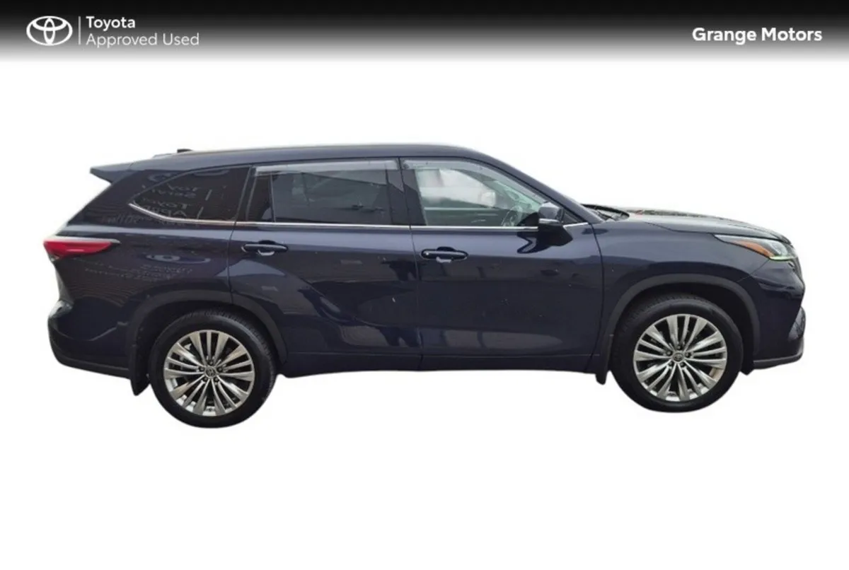 Toyota Highlander Estate, Petrol Hybrid, 2024, Blue