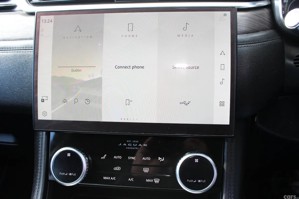 Jaguar F-Pace SUV, Petrol Plug-in Hybrid, 2022, Black