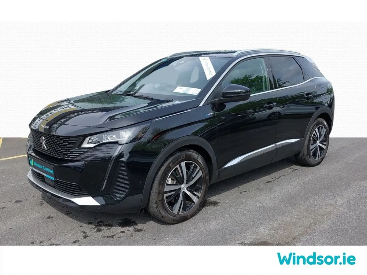 Peugeot 3008 SUV, Petrol Plug-in Hybrid, 2023, Black