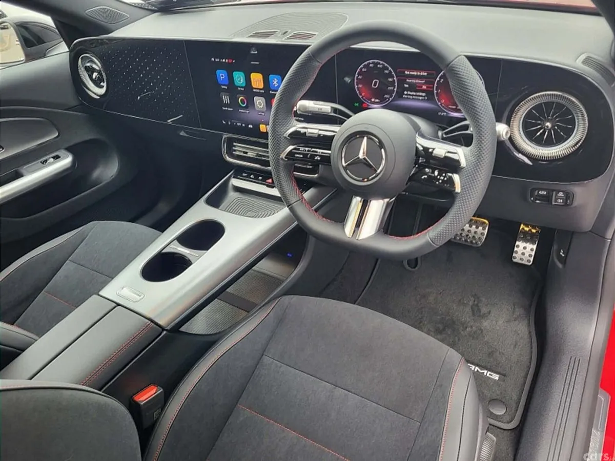Mercedes-Benz CLA Saloon, Petrol Hybrid, 2027, Red