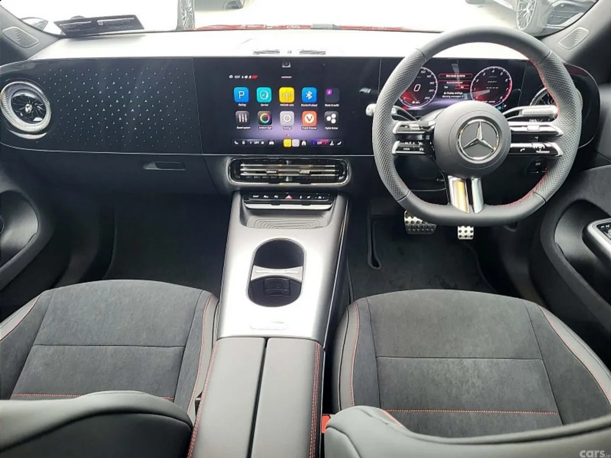 Mercedes-Benz CLA Saloon, Petrol Hybrid, 2027, Red