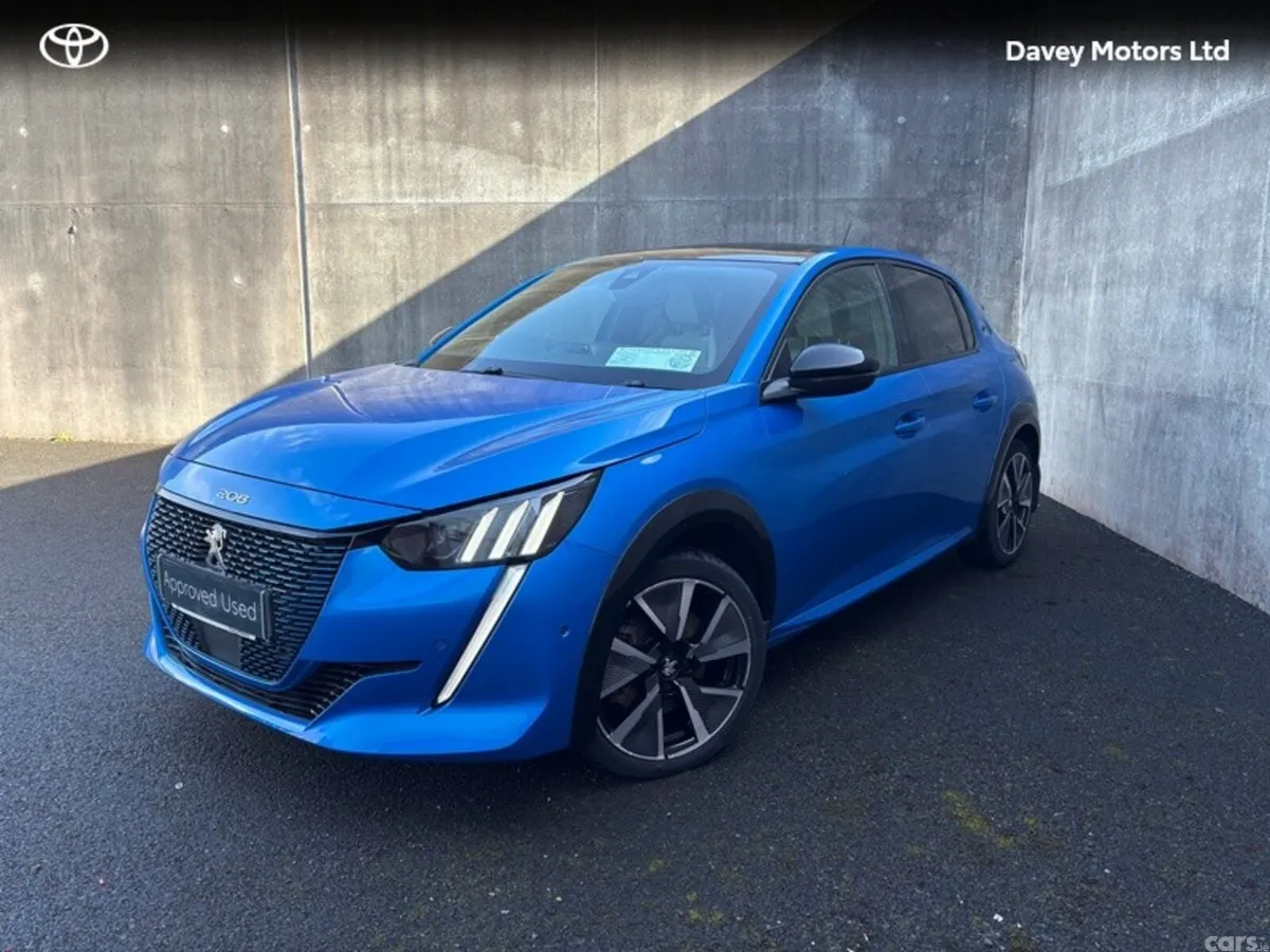 Peugeot 208 Hatchback, Electric, 2020, Blue