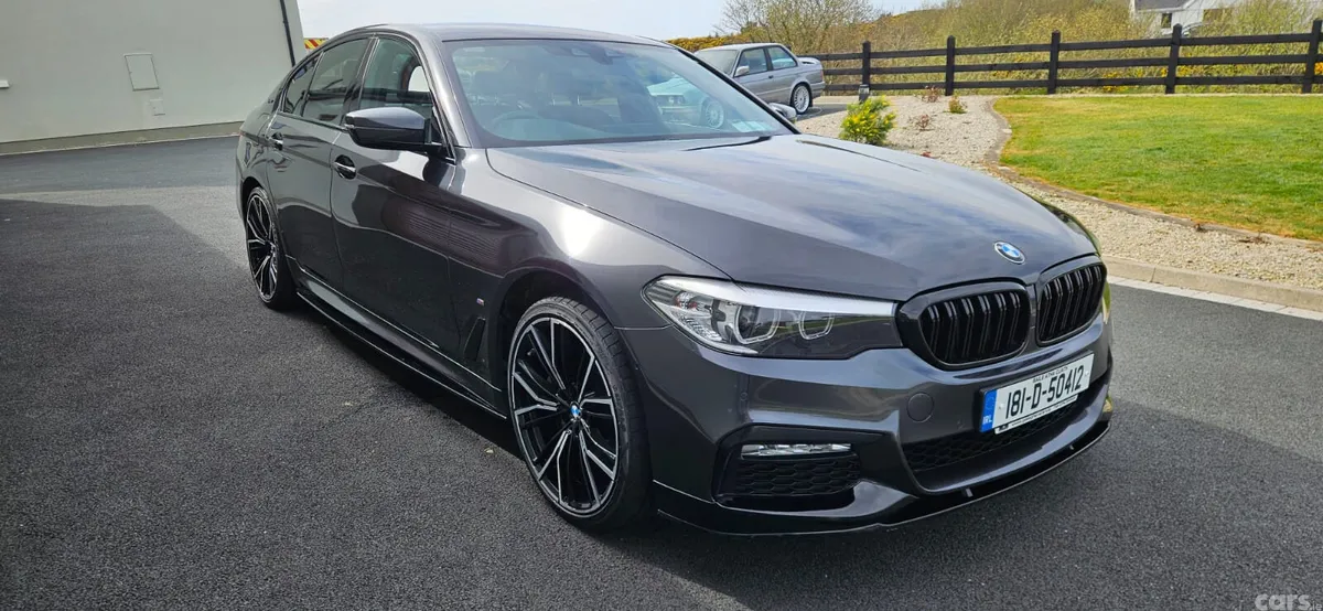 BMW 5-Series Saloon, Petrol Plug-in Hybrid, 2018, Grey