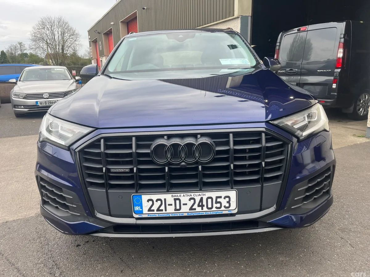 Audi Q7 SUV, Petrol Plug-in Hybrid, 2022, Blue