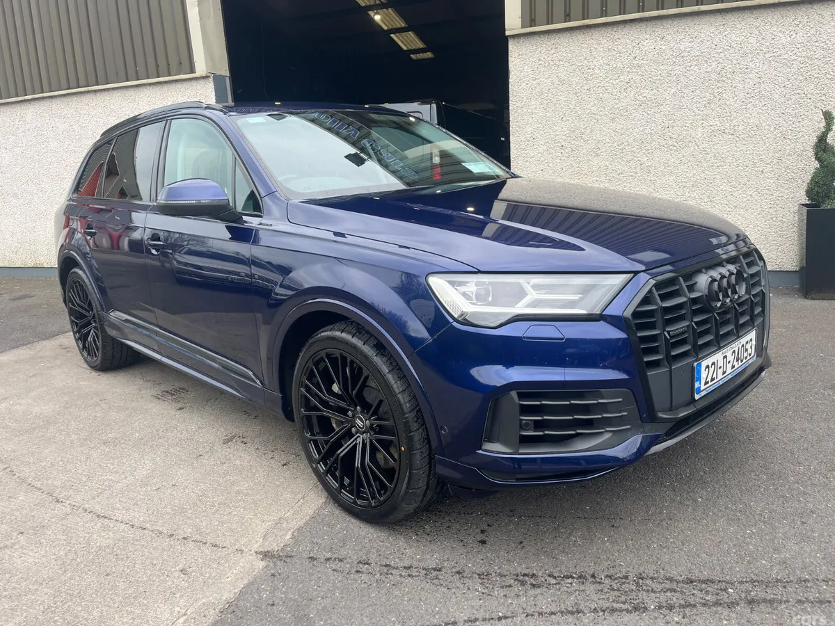 Audi Q7 SUV, Petrol Plug-in Hybrid, 2022, Blue