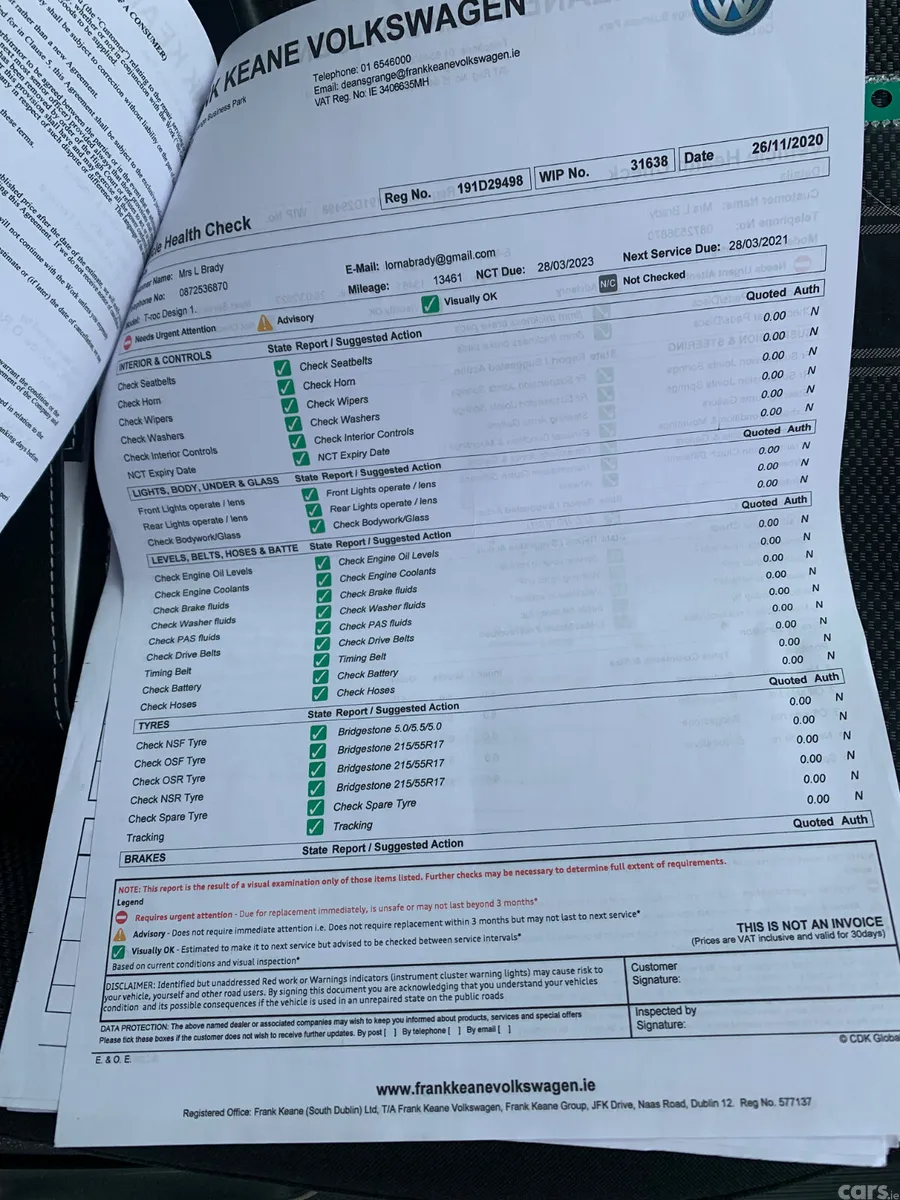 Volkswagen T-Roc SUV, Petrol, 2019, Blue