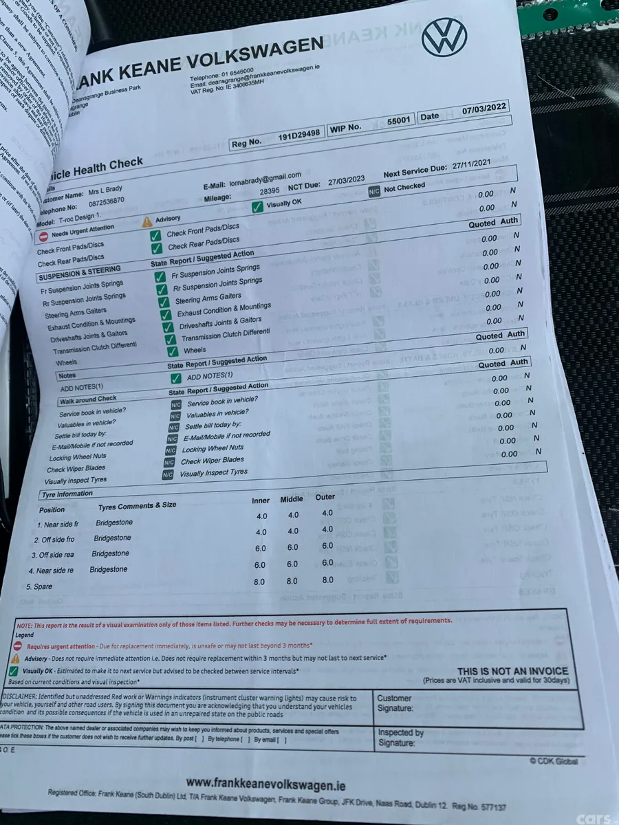 Volkswagen T-Roc SUV, Petrol, 2019, Blue