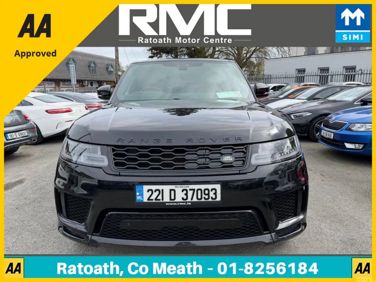Land Rover Range Rover Sport SUV, Petrol Plug-in Hybrid, 2022, Black