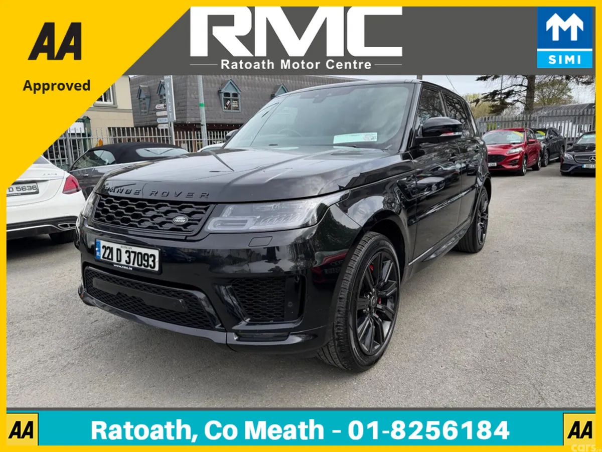 Land Rover Range Rover Sport SUV, Petrol Plug-in Hybrid, 2022, Black