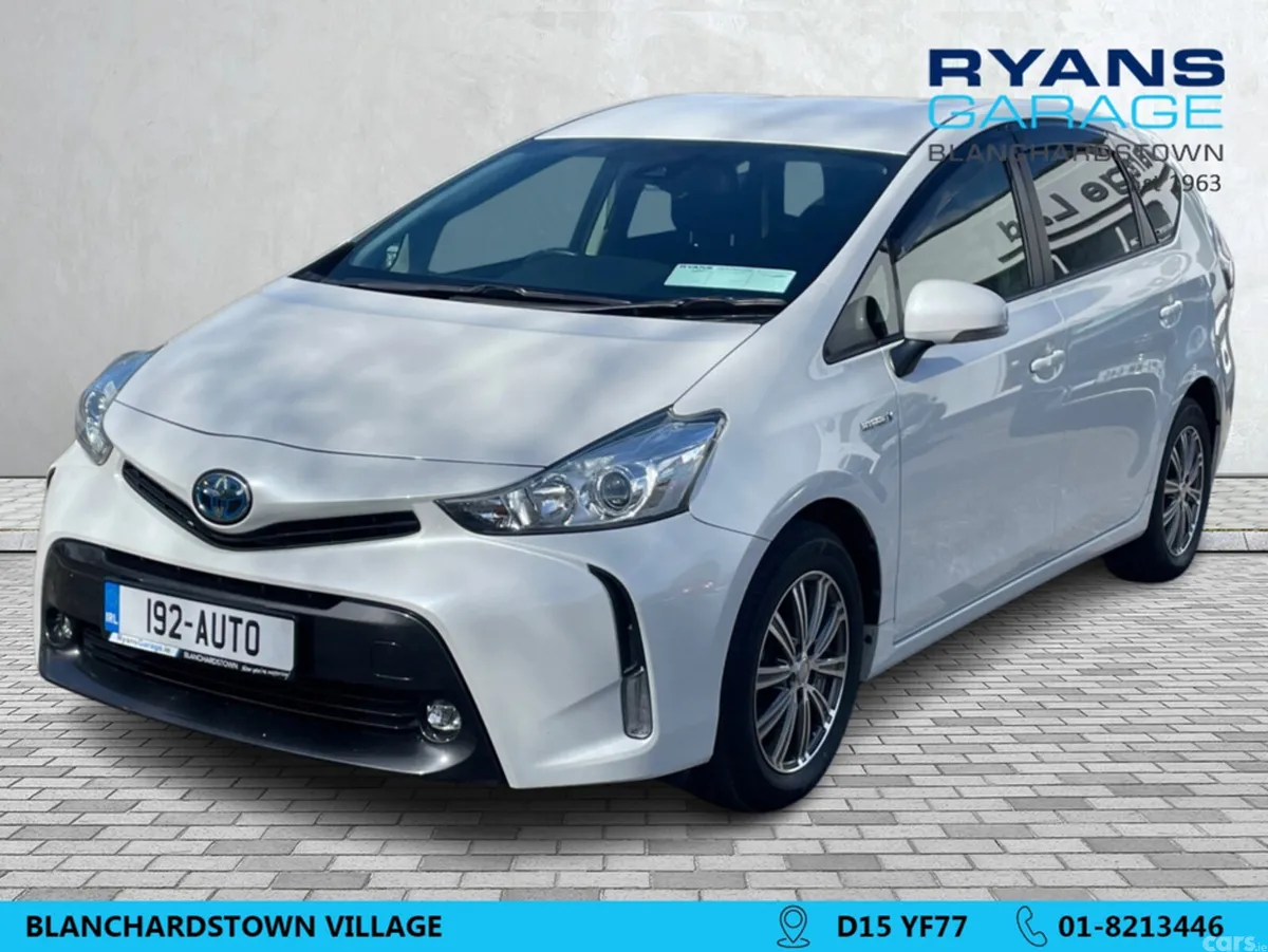 Toyota Prius MPV, Petrol Hybrid, 2019, White