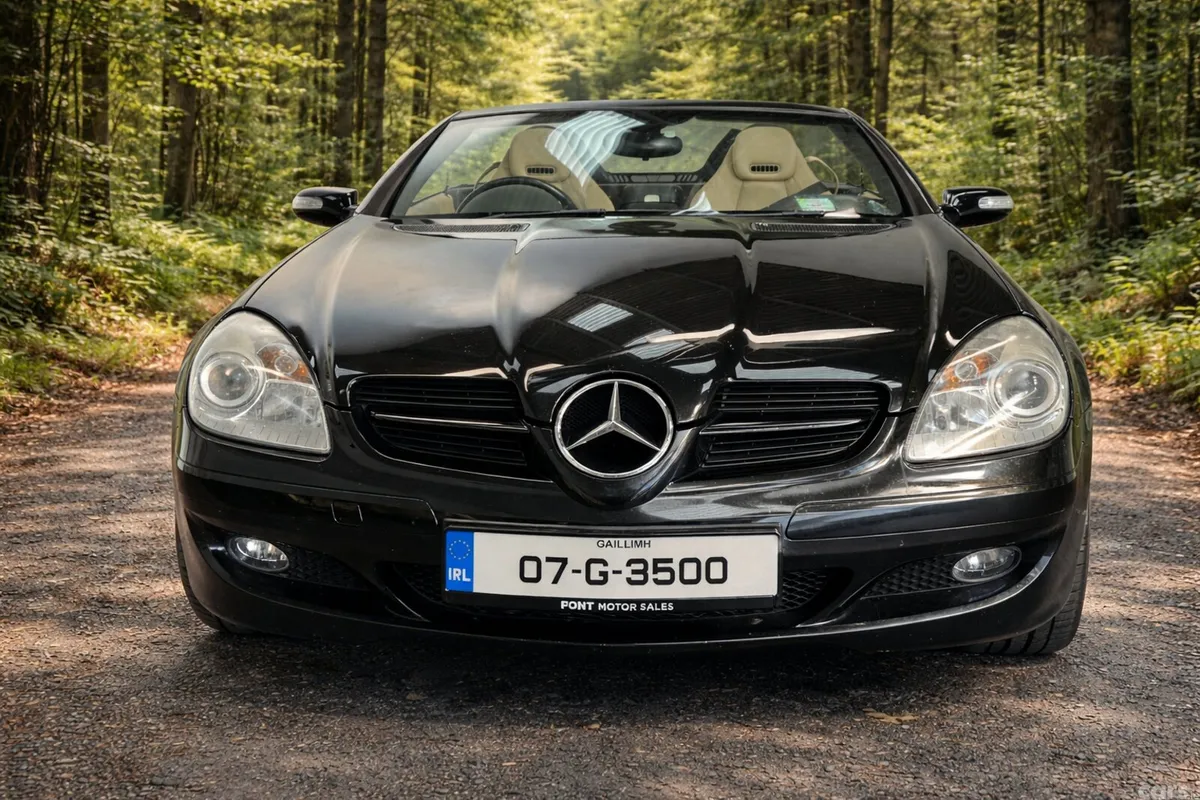 Mercedes-Benz SLK Convertible, Petrol, 2007, Black