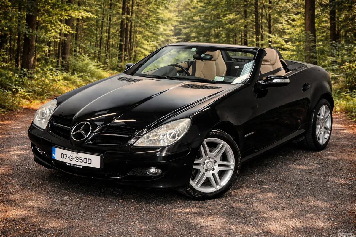 Mercedes-Benz SLK Convertible, Petrol, 2007, Black