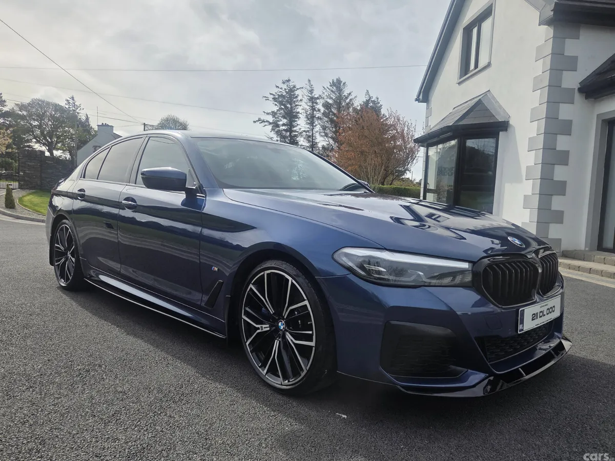 BMW 5-Series Saloon, Diesel, 2021, Blue