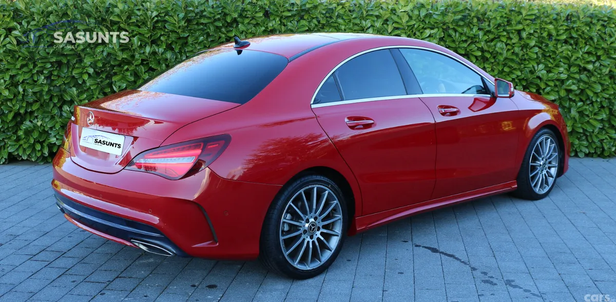 Mercedes-Benz CLA Saloon, Petrol, 2018, Red