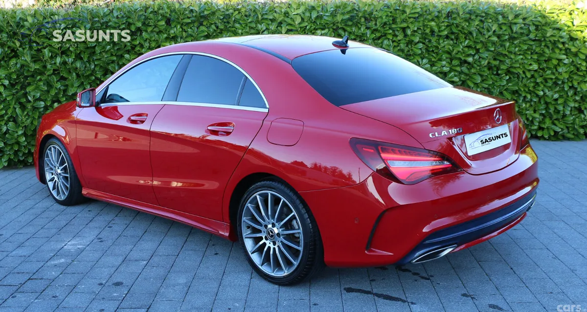 Mercedes-Benz CLA Saloon, Petrol, 2018, Red
