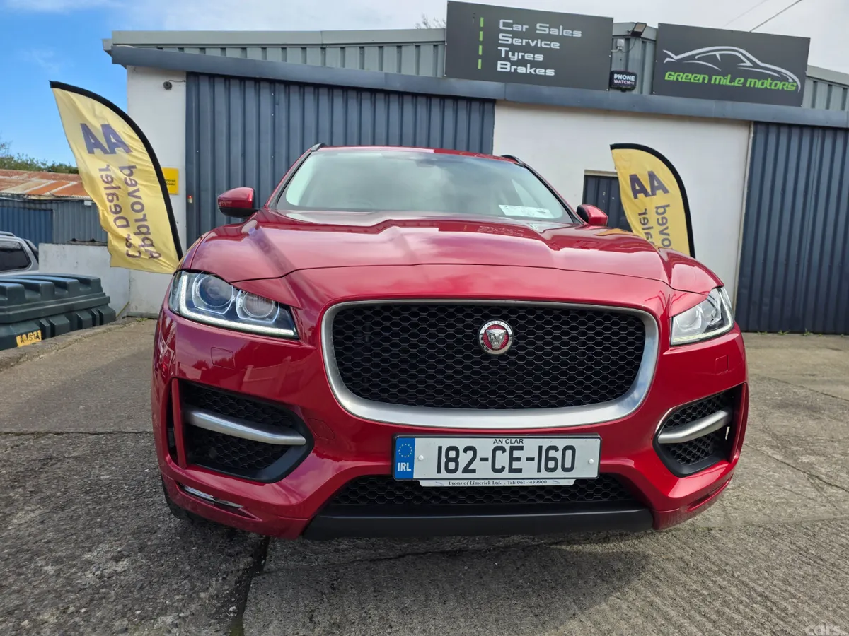 Jaguar F-Pace SUV, Diesel, 2018, Red