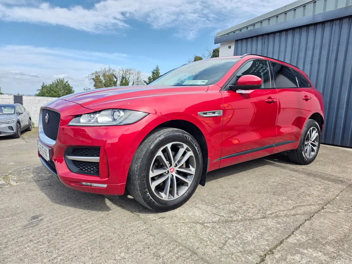 Jaguar F-Pace SUV, Diesel, 2018, Red