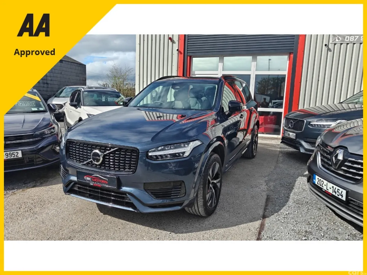 Volvo XC90 SUV, Petrol Plug-in Hybrid, 2023, Blue