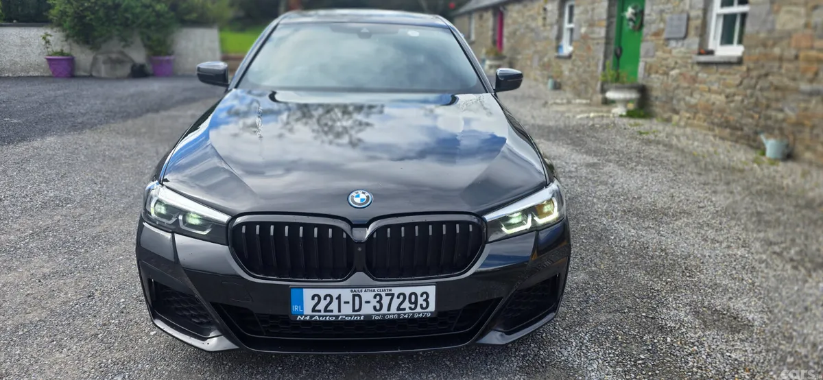 BMW 5-Series Saloon, Petrol Plug-in Hybrid, 2022, Black