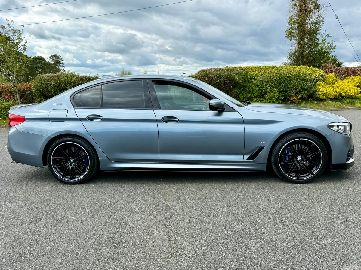 BMW 5-Series Saloon, Petrol Plug-in Hybrid, 2017, Blue