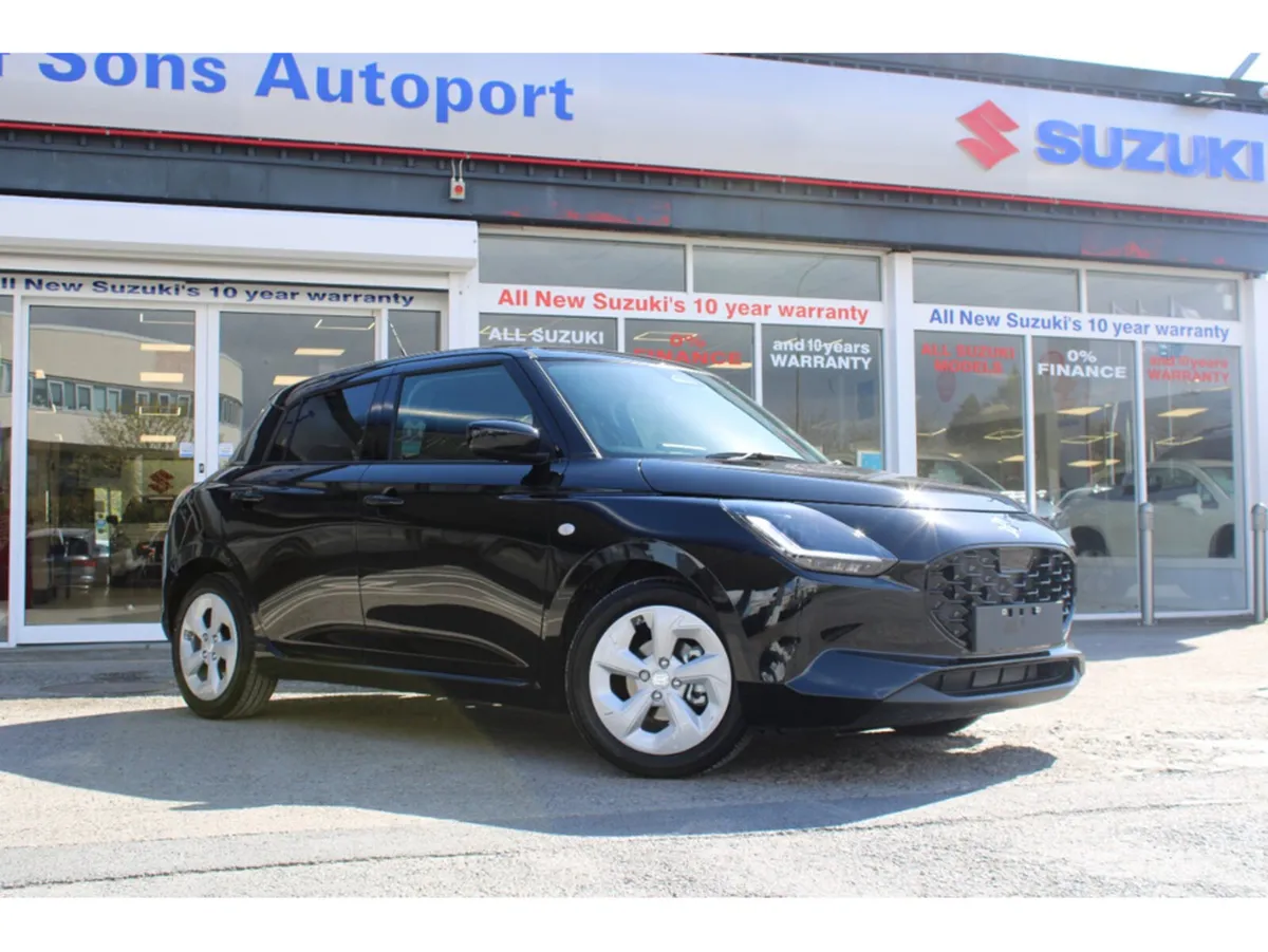 Suzuki Swift Hatchback, Petrol Hybrid, 2027, Black