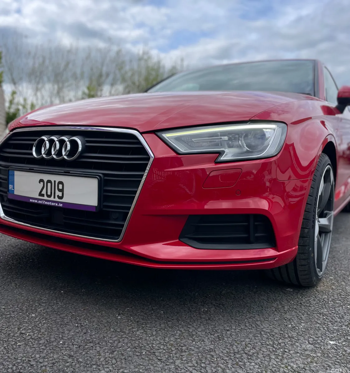 Audi A3 Saloon, Petrol, 2019, Red