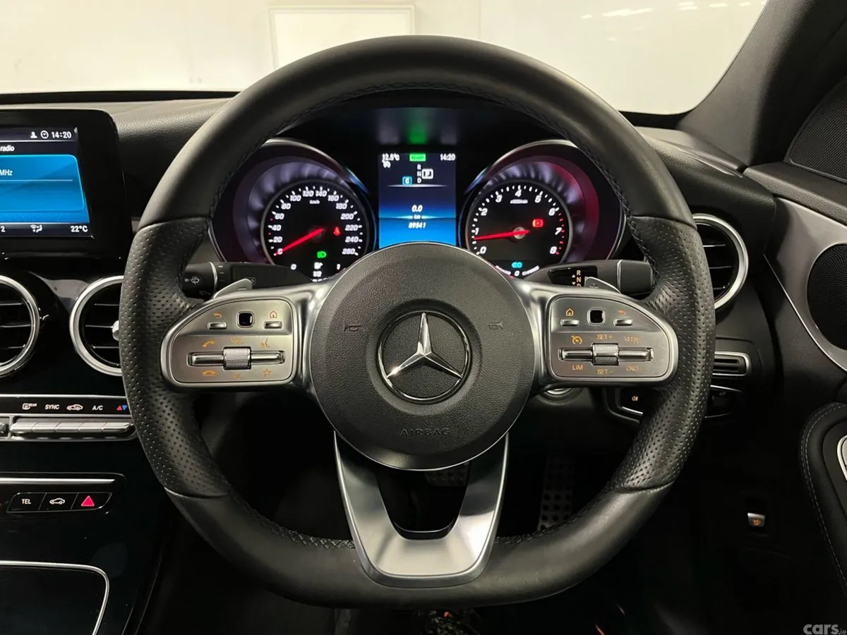 Mercedes-Benz C-Class Saloon, Petrol Hybrid, 2019, Silver