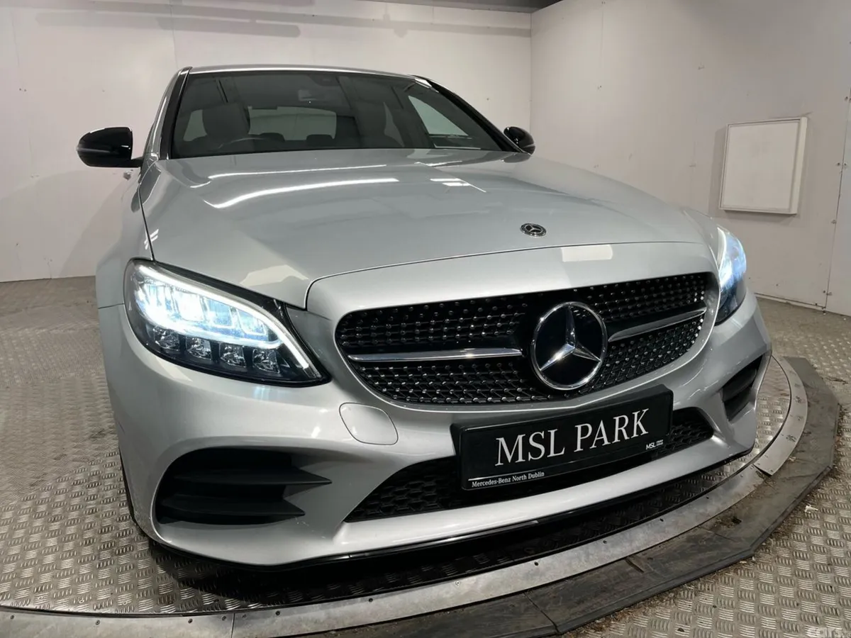 Mercedes-Benz C-Class Saloon, Petrol Hybrid, 2019, Silver
