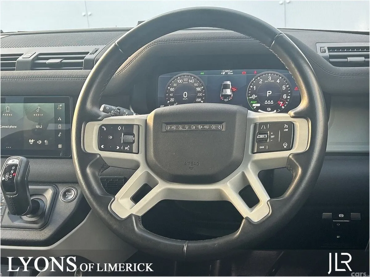 Land Rover Defender SUV, Petrol Plug-in Hybrid, 2023, Black