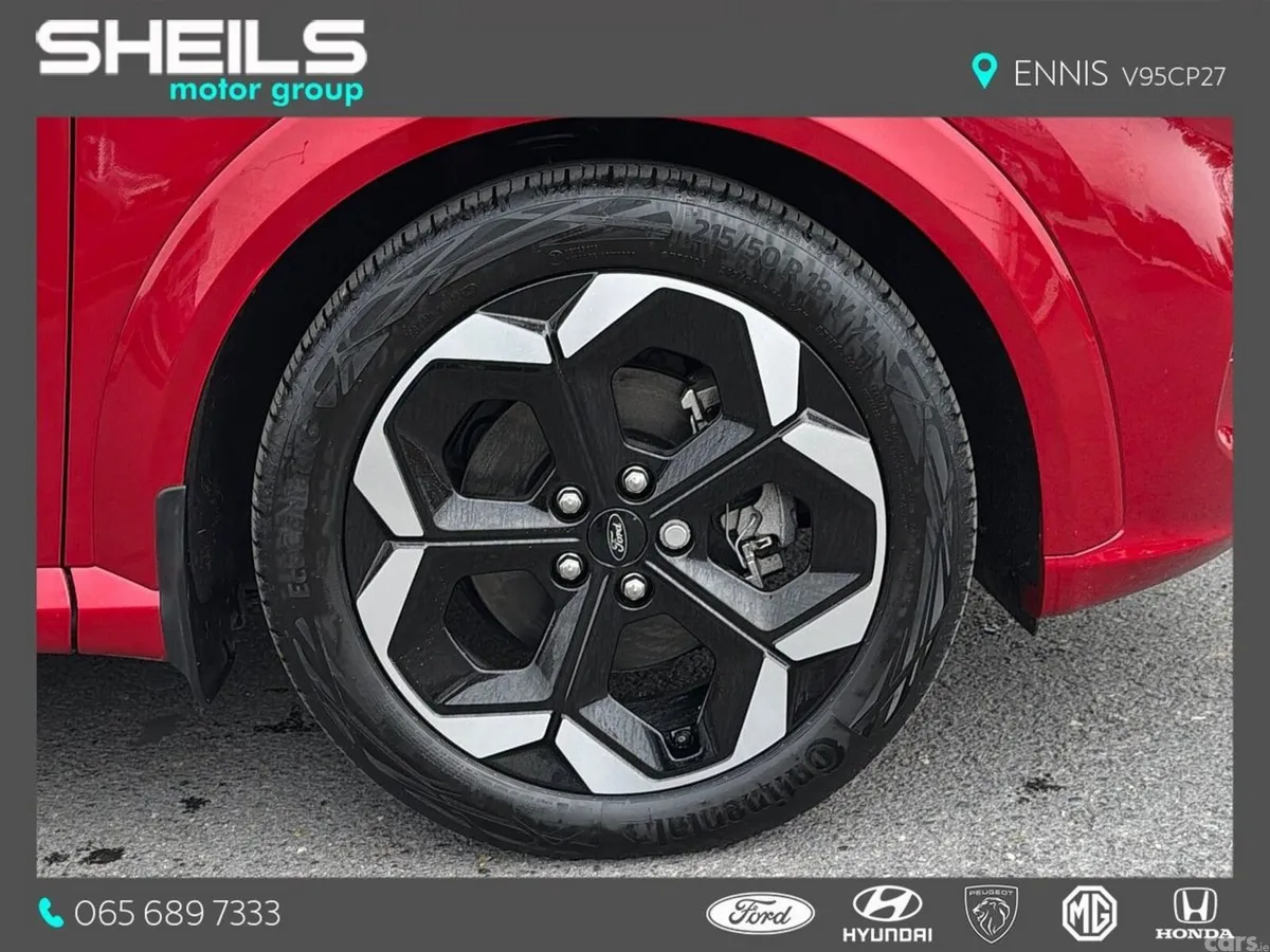 Ford Puma SUV, Electric, 2025, Red