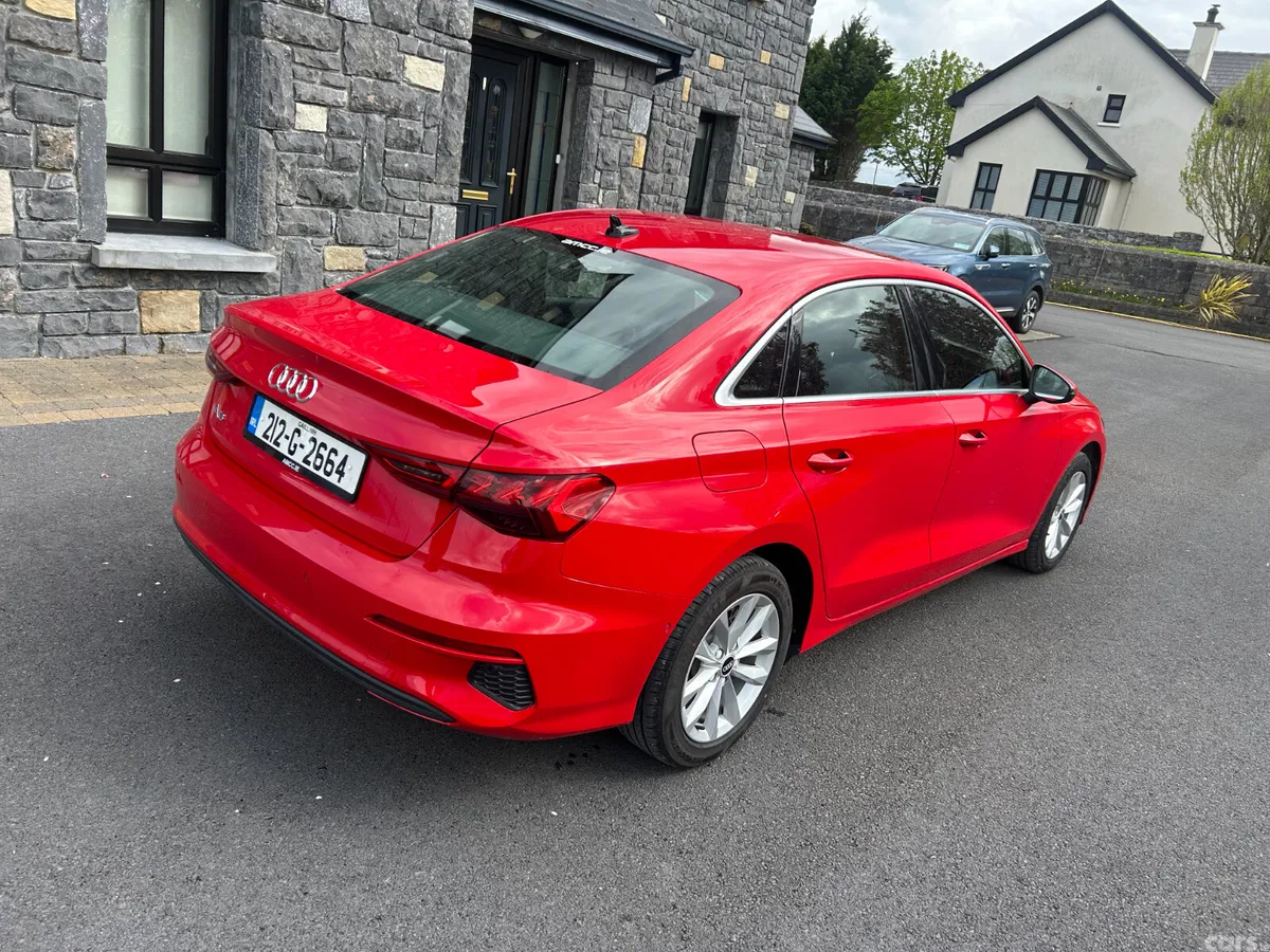 Audi A3 Saloon, Petrol, 2021, Red