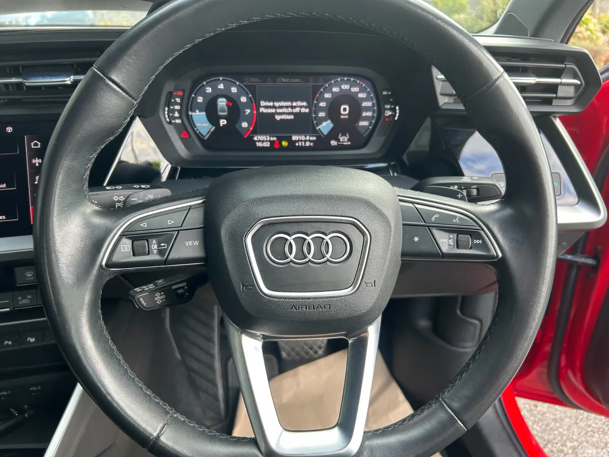 Audi A3 Saloon, Petrol, 2021, Red