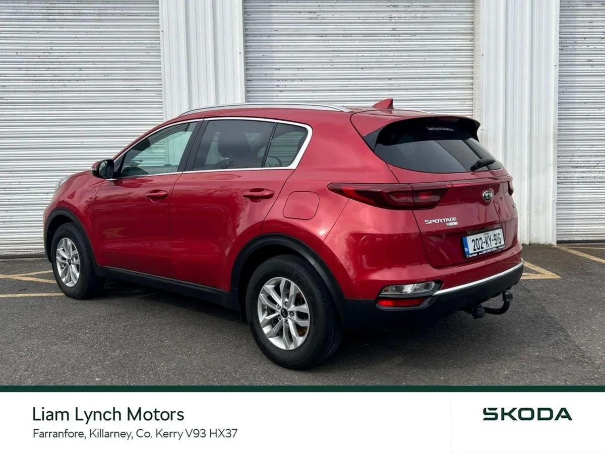 Kia Sportage SUV, Diesel Hybrid, 2020, Red