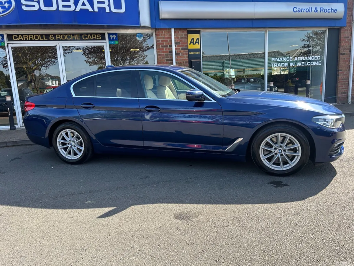 BMW 5-Series Saloon, Diesel, 2018, Blue