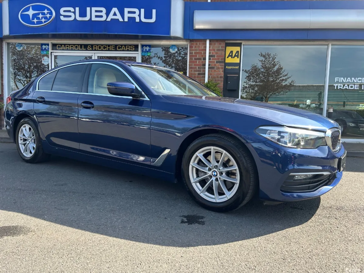 BMW 5-Series Saloon, Diesel, 2018, Blue