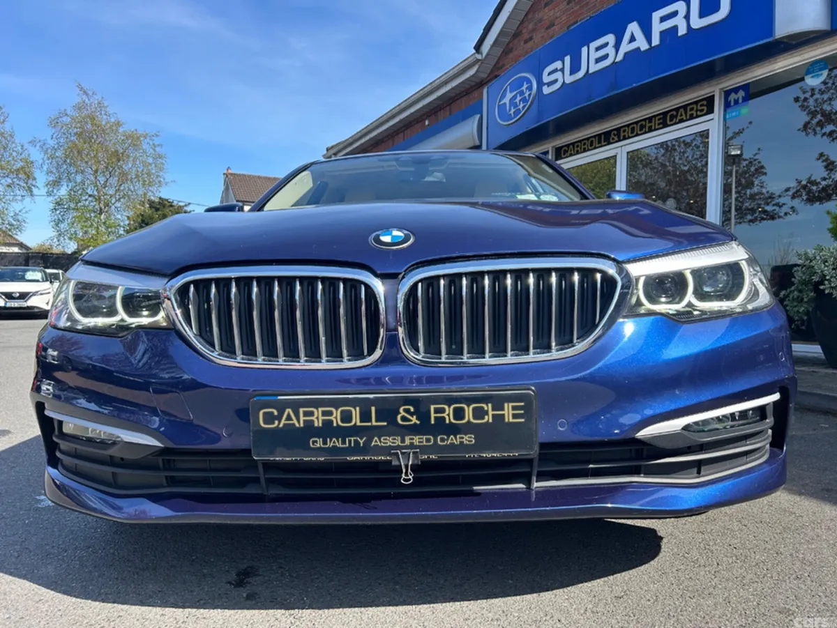 BMW 5-Series Saloon, Diesel, 2018, Blue