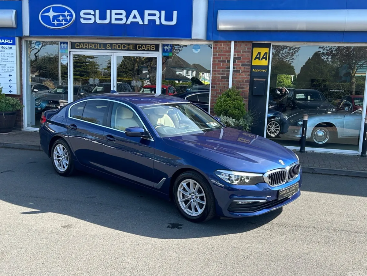 BMW 5-Series Saloon, Diesel, 2018, Blue