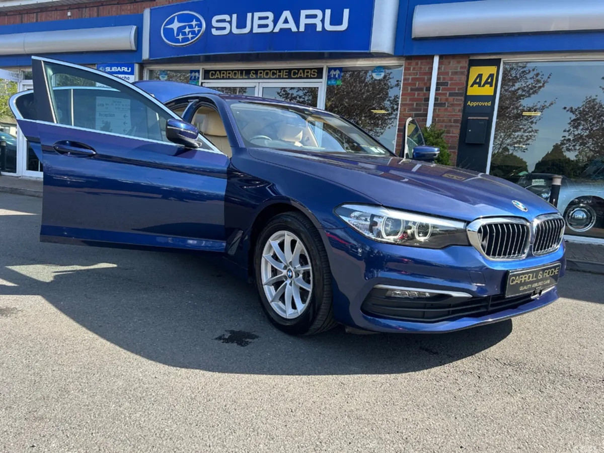 BMW 5-Series Saloon, Diesel, 2018, Blue